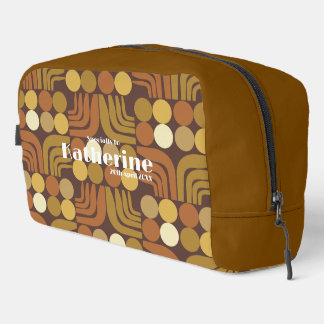 Boheem Donkerbruin Toilettasje