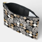 Boheem zwart grijs etui (Open)
