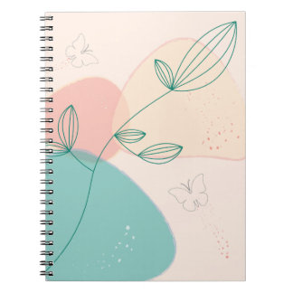 Boheemien notitieboek met natuur uitzicht