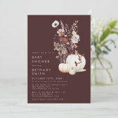 Boheems Baby shower Kaart (Staand voorkant)