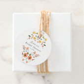  Boheems Bloemen Vrijgezellenfeest Bedankjes Labels (In situ)