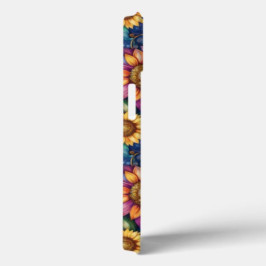 Boheems Bloemenlandschap Levendig Patroon Case-Mate iPhone Case (Achterkant / Rechts)