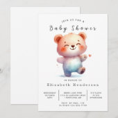 Boheems Chic Beer Baby shower Kaart (Voorkant / Achterkant)