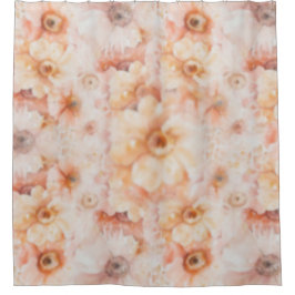 Boheems Engels Bad Bloemen Douchegordijn