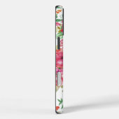 Boheems roze koraal groene waterverf rozen Case-Mate iPhone case (Achterkant / Rechts)