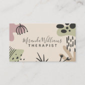 Boheems rustig Abstract Visitekaartje (Voorkant)