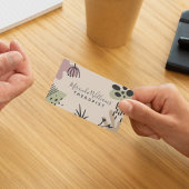 Boheems rustig Abstract Visitekaartje