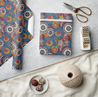 Boheems tribaal Abstract patroon - levendige ambac Cadeaupapier