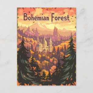 Boheems woud briefkaart