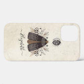 Boheemse Antiek vlindermot Case-Mate iPhone Case (Achterkant (horizontaal))