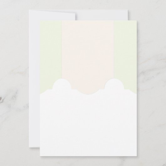 Boheemse Aquarel Bloem Neutraal Geslacht Kaart (Achterkant)