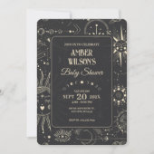 Boheemse astrologie hemels baby shower kaart (Voorkant)