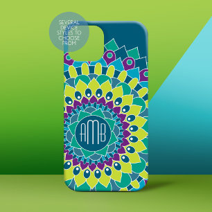 Boheemse Bloem met Monogrammen