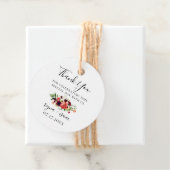 Boheemse Bloemen Bruiloft Bedankt Bedankjes Labels (In situ)