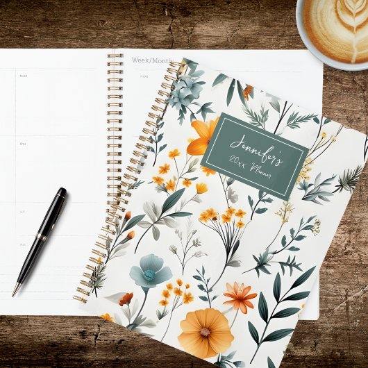 Boheemse bloemen planner