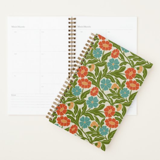 Boheemse bloemplanner planner (Display)