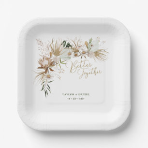 Boheemse Boho Botanische Trouwdecoratie Papieren Bordje