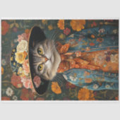 Boheemse Cat Decor Decoupage Tissuepapier (Voorkant)