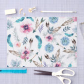 Boheemse Chic Bloem Boho Meisje Tissuepapier (Craft)