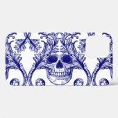 Boheemse damast, schedel naadloos ornament. Case-Mate iPhone case (Achterkant (horizontaal))