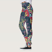 Boheemse florale leggings (Links)