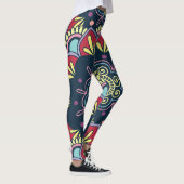 Boheemse florale leggings (Rechts)