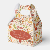 Boheemse Gedroogde Rustieke Bloemen Herfst Herfste Bedankdoosjes (Voorkant Zijde)