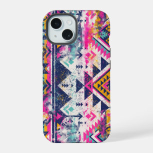 Boheemse geïnspireerde telefoonhoes iPhone 15 hoesje