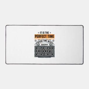 Boheemse Herdershond Vintage Hondenliefhebber Typo Bureaumat