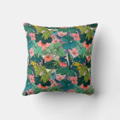 Boheemse Hibiscus Bruiloft Kussen (Achterkant)