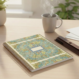 Boheemse Ingewikkelde Mandala & Vlinder Hardcover Notitieboek