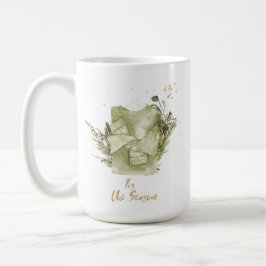 Boheemse Kerstmis Waterverf Gift Koffiemok