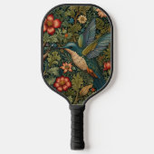 Boheemse kolibrie art boho chic botanisch pickleball paddle (Voorkant)