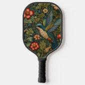Boheemse kolibrie art boho chic botanisch pickleball paddle (Achterkant)