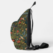 Boheemse kolibrie art boho chic botanisch sling bag (Rechts)