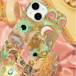 Boheemse  kunst unieke hippie pastel whimsica Case-Mate iPhone 14 hoesje