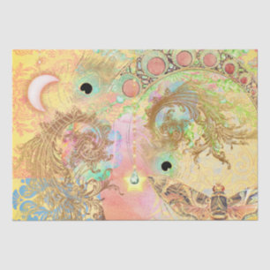 Boheemse  kunst unieke hippie pastel whimsica tissuepapier