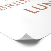 Boheemse Maan Bruiloft Feest Welkomstposter Poster (Hoek)