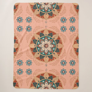 Boheemse Mandala Sherpa Deken