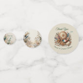 Boheemse mix van kleuren en decor thema confetti (Achterkanten)