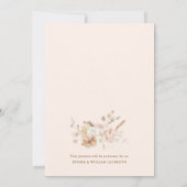 Boheemse Neutrale Pampas Grass doop doop doop Kaart (Achterkant)