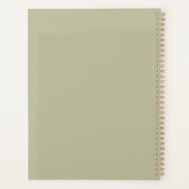 Boheemse rustige Abstracte afspraak Planner (Achterkant)