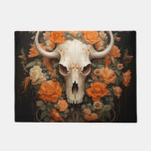 Boheemse suikerschedel bloeien Deurmat (Voorkant)