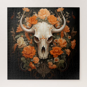  Boheemse suikerschedel bloeien Legpuzzel