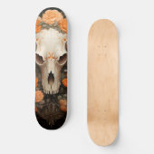  Boheemse suikerschedel bloeien Skateboard (Voorkant)