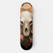  Boheemse suikerschedel bloeien Skateboard (Voorkant)
