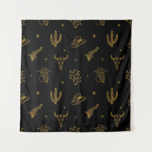 Boheemse symbolen: Westerne magie Wandkleed