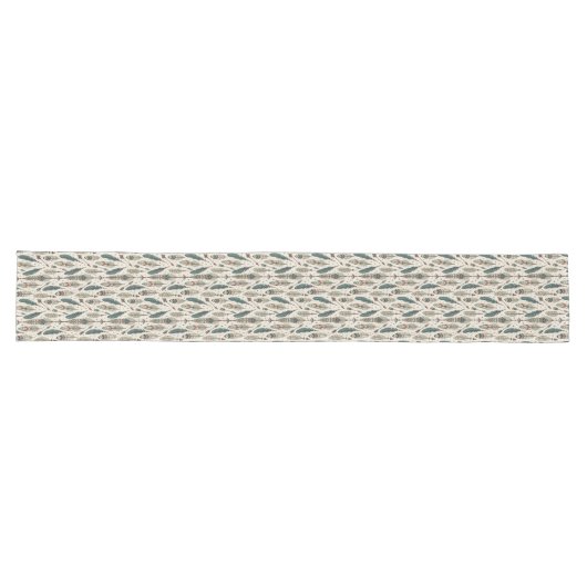 Boheemse tafelloper Tribal Feather Arrow Print (Horizontaal)