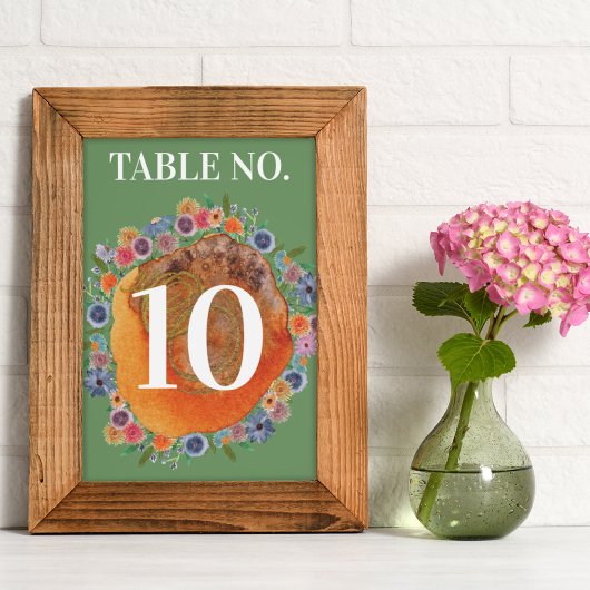 Boheemse Tuin Groen Boho Wildbloem Bruiloft Kaart