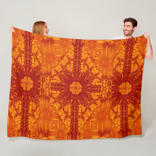 Boheemse Vuurbloemen 139 Fleece Deken